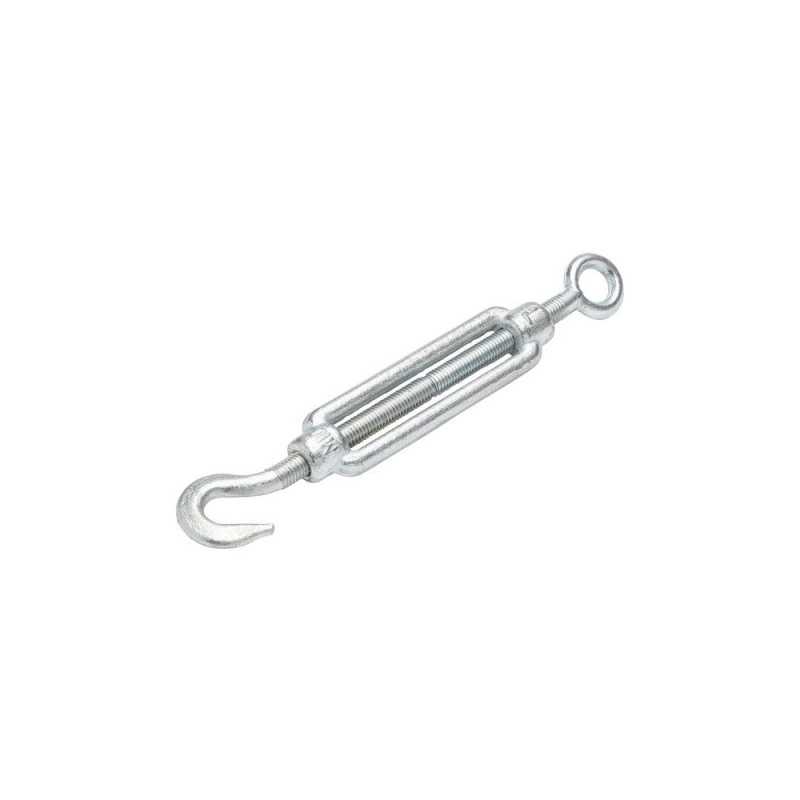 Tendeur crochet - oeil acier zinguéStanders Diam.10 X L.12 X L.5 Mm
