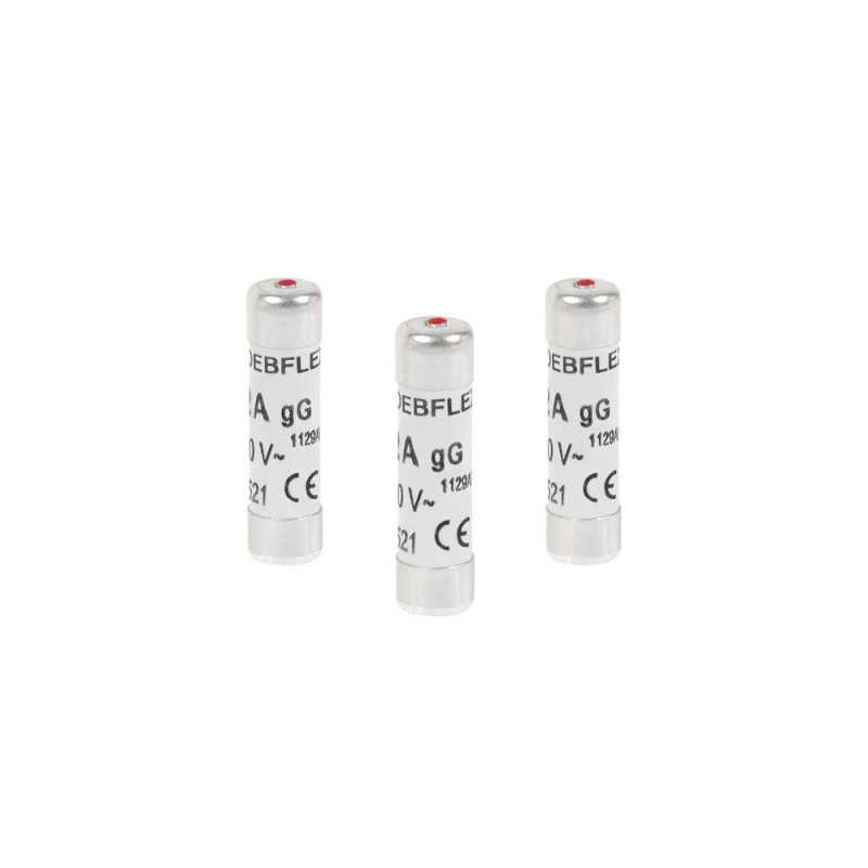 Lot De 10 Fusibles En Céramique Spirale DII E27 16A - GG Diazed 500V