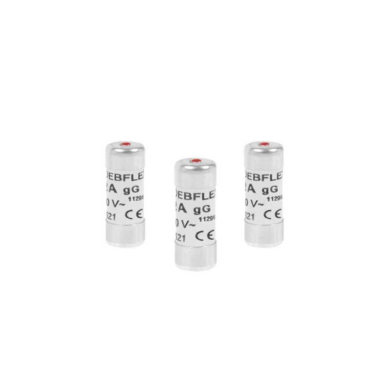 Lot de 3 fusibles céramique 16 A 10.3 X 31.5 Mm