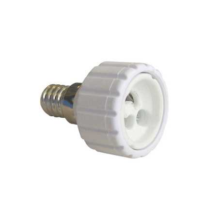 Transformateur de douille E14 En Gu10 en plastique blanc 100 W