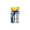 Lot pince à riveter Rapid Rp10 avec 100 rivets aluminium ø :32 - 40 Et 48.