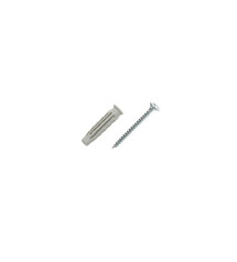 Lot de 14 chevilles Et Vis à Tête Fraisée à Expansion Spit Diam.6 Mm X L.30 Mm