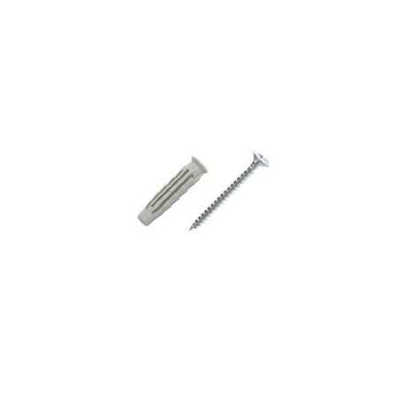 Lot de 14 chevilles Et Vis à Tête Fraisée à Expansion Spit Diam.6 Mm X L.30 Mm