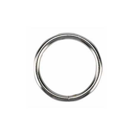 Lot de 10 anneaux pour tringle àrideau chic 20mm acier chromé