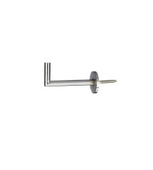 Lot de 2 gonds en métal chromé L.8 Cm
