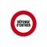 Disque défense dentrer en plastique