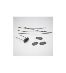Lot de 26 Attaches Universel Pour Canisse Naterial Gris