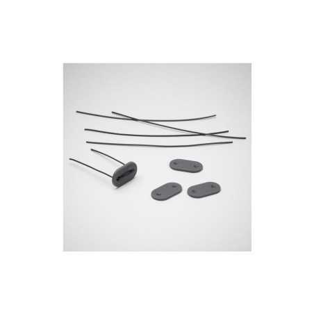 Lot de 26 Attaches Universel Pour Canisse Naterial Gris