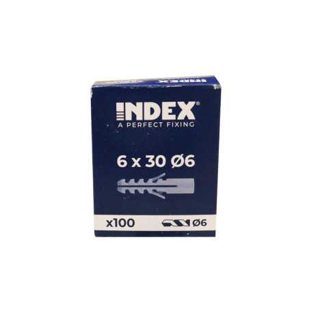 Cheville nylon 6X30 (bte de 100pces)