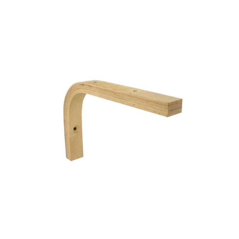 Equerre multiplis bois brut H.10 X P.15 Cm