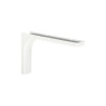 Equerre léonard en acier plastifié blanc H.14.4 X P.24 Cm