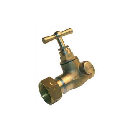 Robinet Darrêt Après Compteur Purgeur 2 Bouchons Mâle-Femelle 20 X 27Mm