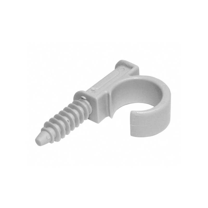 Lot de 10 colliers simples à compression Pvc Hta D.16 pour tube en per