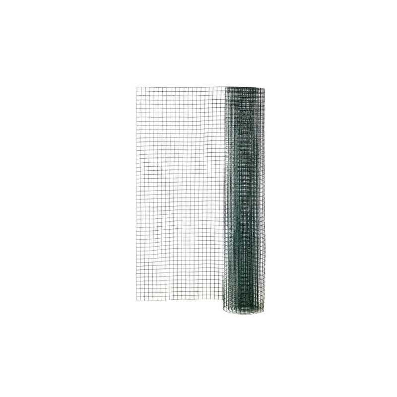Grillage pour animaux soudé Vert H.0.5 X L.3 M Maille H.12 X L.12.7 Mm