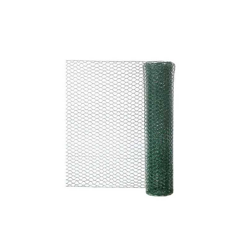 Grillage Pour Animaux Triple Torsion Vert H.0.5 X L.3 M Maille H.13 X L.13 Mm