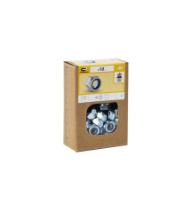 Lot de 50 écrous 6 Pans Acier Standers