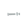 Lot de 12 Boulons Tête Cylindrique Acier Zingué L.15 X Diam.6 Mm Standers