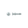 Lot de 4 boulons tête ronde acier zingué L.80 X Diam.6 Mm Standers