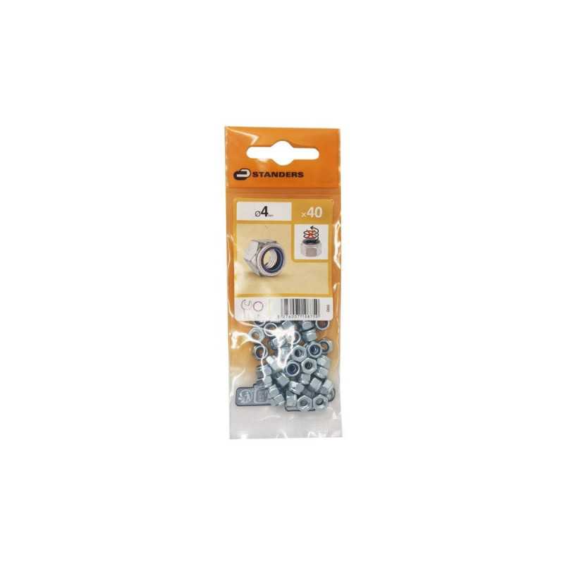 Lot de 30 écrous 6 Pans Acier Diam.5 Mm Standers