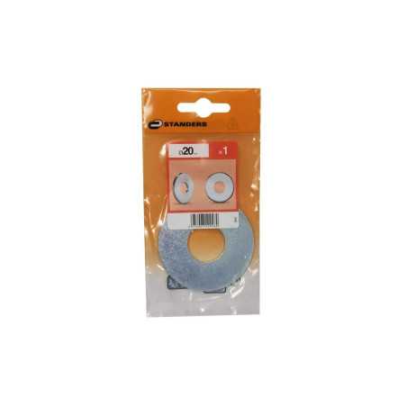 1 rondelles acier carbone zingué Diam.22 Mm Standers