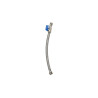 Robinet darrêt droit mâle - femelle 12 x 17 mm + flexible 30 cm