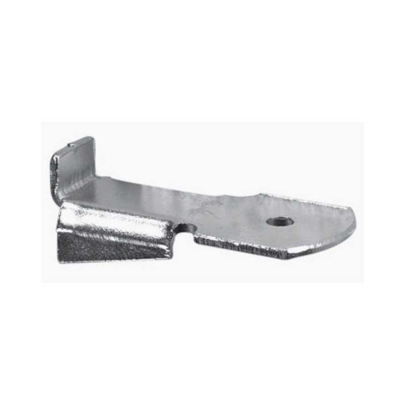 Lot de 8 taquets pour crémaillère en acier gris