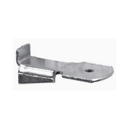 Lot de 8 taquets pour crémaillère en acier gris