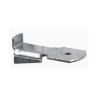 Lot de 8 taquets pour crémaillère en acier gris