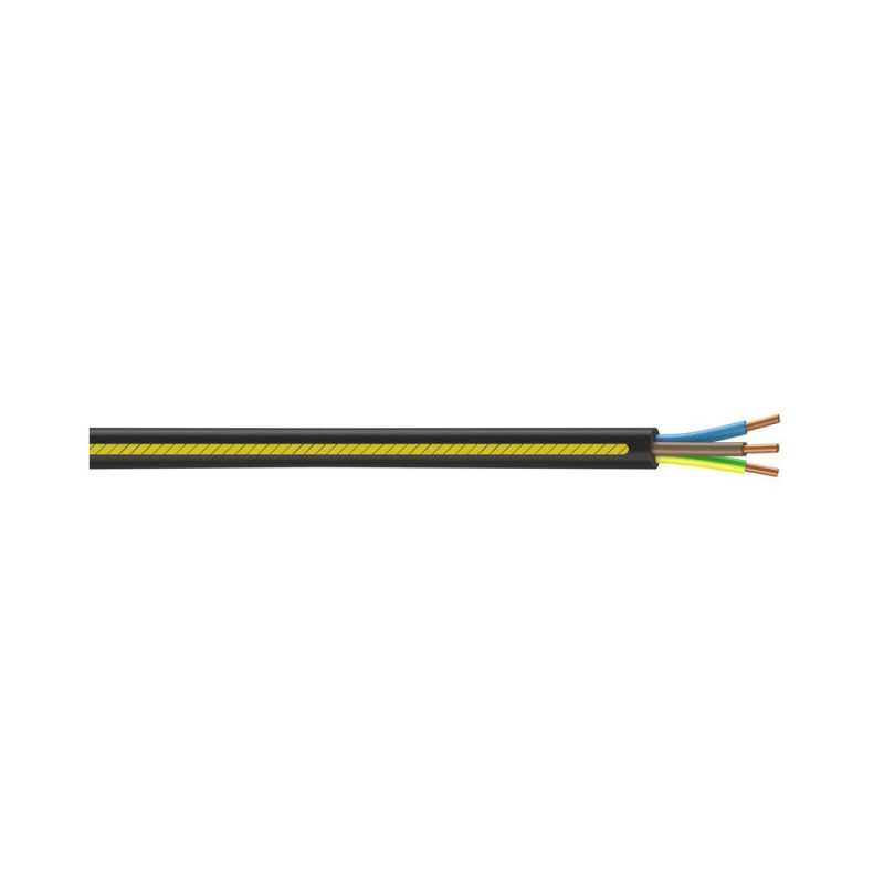 Câble Electrique 3 G 2.5 MmÂ² U1000R2V L.10 M Noir