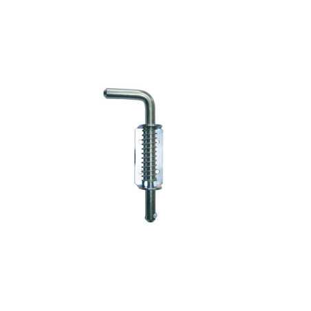 Verrou à ressort acier zingué H.34 X L.190 X P.40 Mm