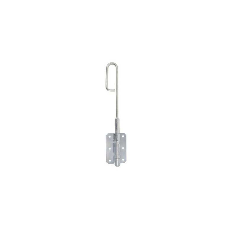 Verrou baîonnette Acier Zingué H.400 X L.60 X P.20 Mm