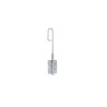 Verrou Baïonnette Acier Zingué H.200 X L.60 X P.20 Mm