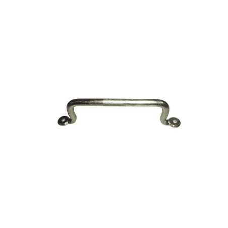 Poignée Fil à Pattes D 8 X L 140 Mm Acier Zingué Blanc