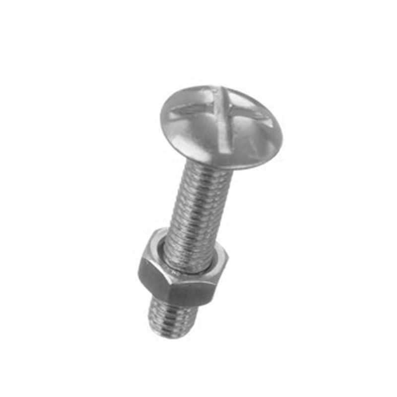 Lot de 15 boulons poêlier inox L.30.0 X Diam.4 Mm