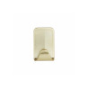 Lot de 4 crochets adhésif déco métal COMMAND doré 0.225 kg