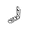 Equerre de chaise fer zingué H.3 Cm