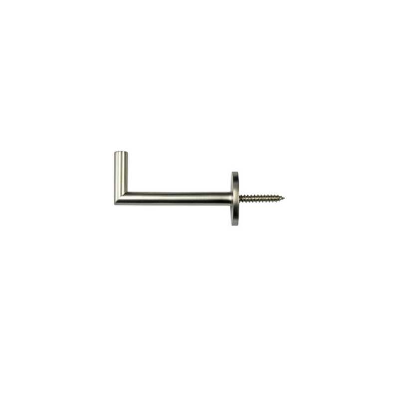 Lot de 2 gonds crochet Aluminium Gris Inspire