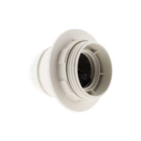 Douille E27 Filete Polyester Blanc