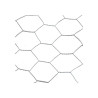 Grillage pour animaux Triple Torsion Gris H.1 X L.3 M Maille H.40 X L.40 Mm