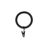Lot de 10 anneaux tringle à rideau Atelier 28 mm acier noir mat