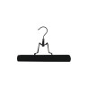 Cintre pantalon et jupe SPACEO bois noir H.17.2 x l.28 x P.2.2 cm