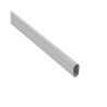 Barre de penderie 1M 30X15 ovale blanche