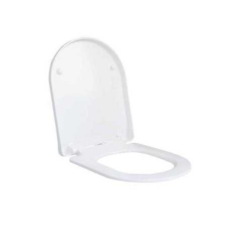 Abattant wc remix frein chute declipsable duroplast carre blanc