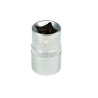 Douille 6 pans 1-2 en chrome vanadium DEXTER diam. 17 mm