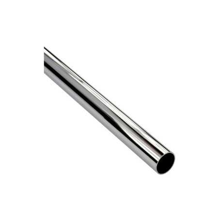 Barre de penderie gris H.2.5 x l.150 x P.2.5 cm