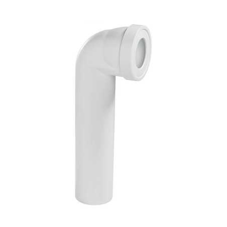 Pipe rigide longue coude mâle d.100