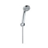 Douchette 1 jet natu 75cm + flexible + support