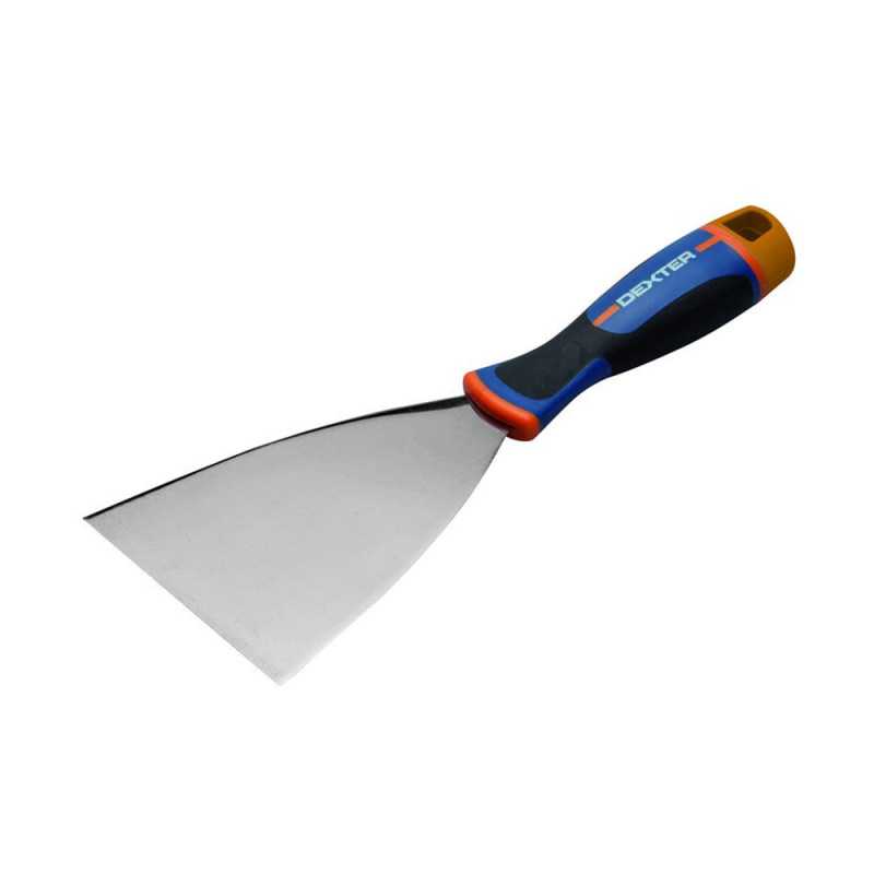 Couteau de peintre  inox 10cm manche bimatière -  - meilleure qualité