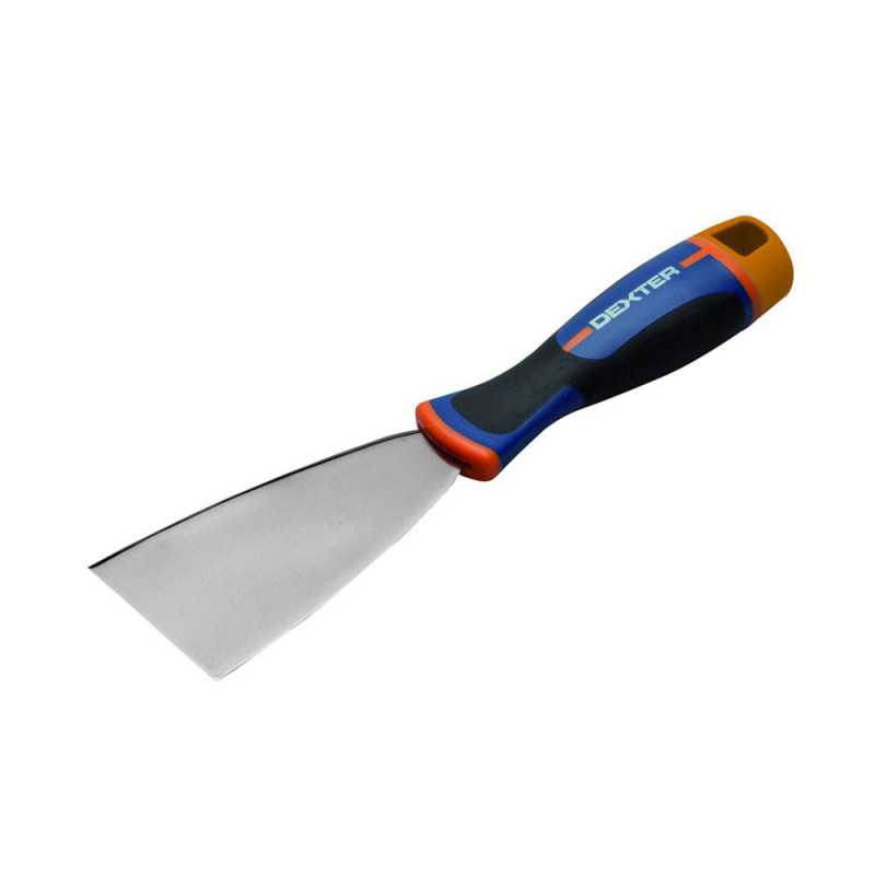Couteau de peintre  inox 6cm manche bimatière -  - meilleure qualité