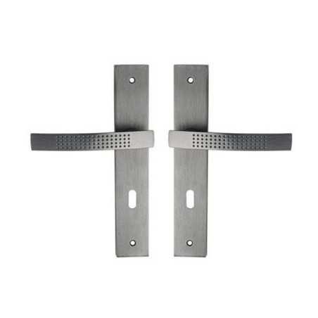Ensemble de porte Louna 195mm trou cle aluminium